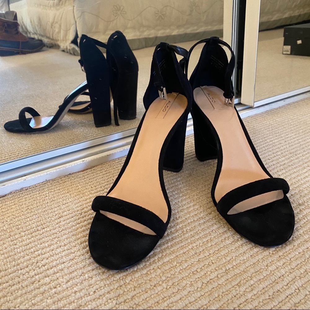 Aldo High Heel Sandal with Block Heel